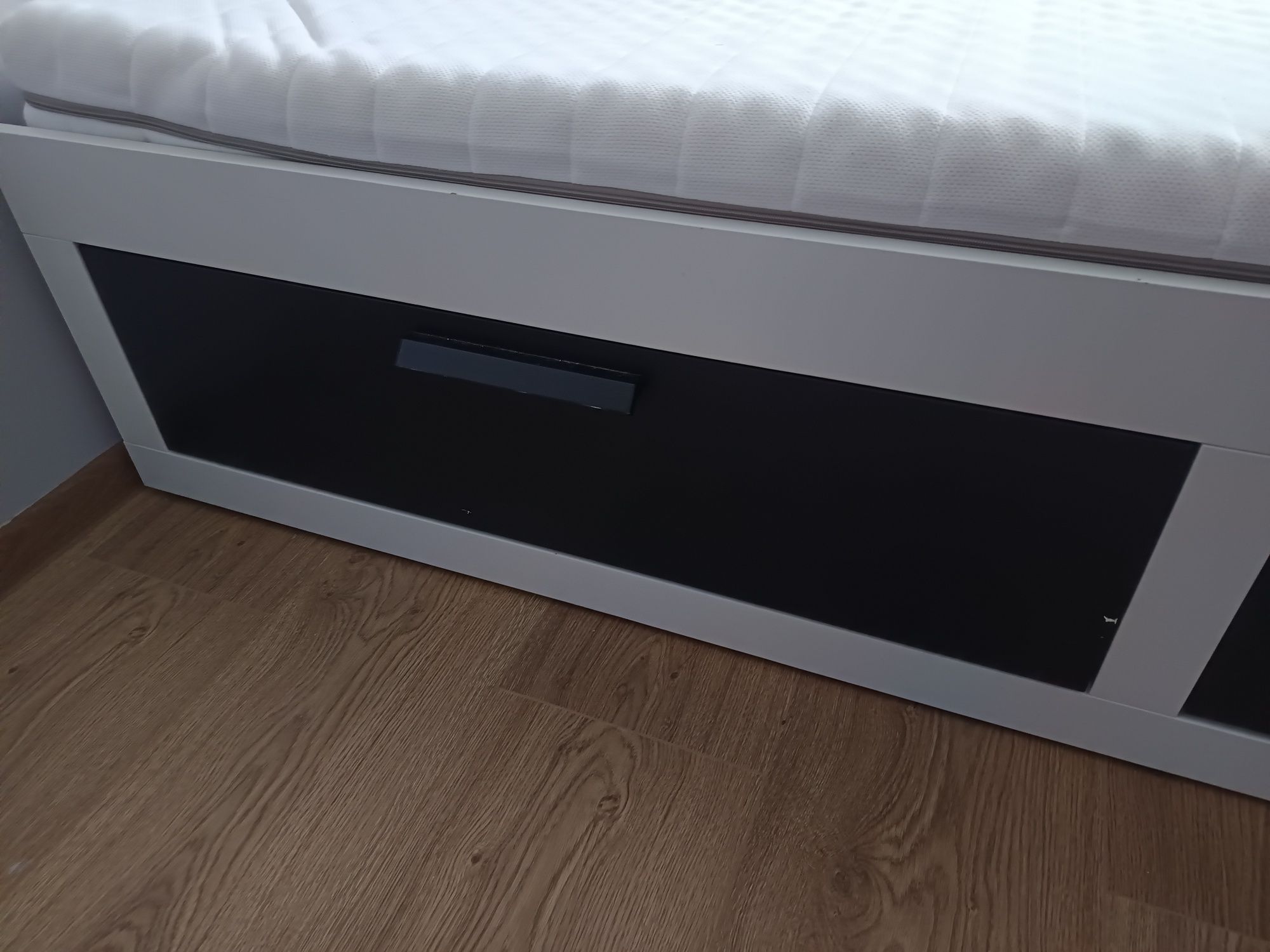 Łóżko Ikea Brimnes+2 materace