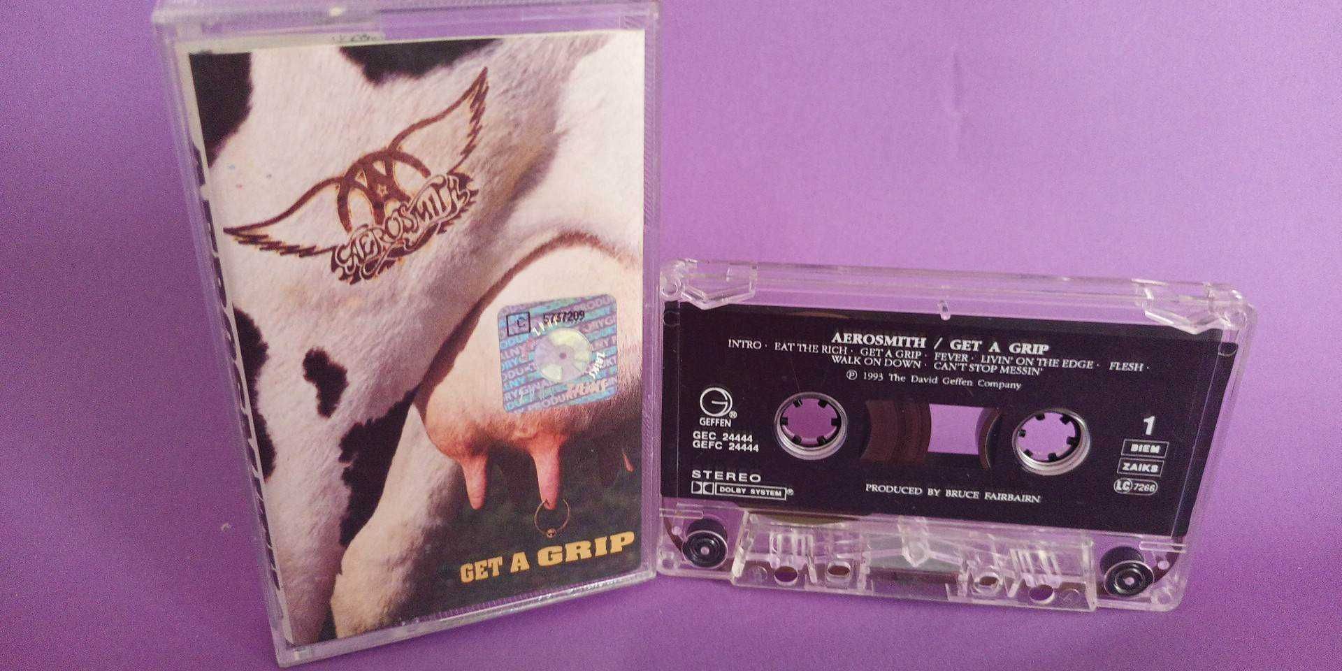 Aerosmith – Get A Grip , 1993 KASETA MAGNETOFONOWA 2 wersje