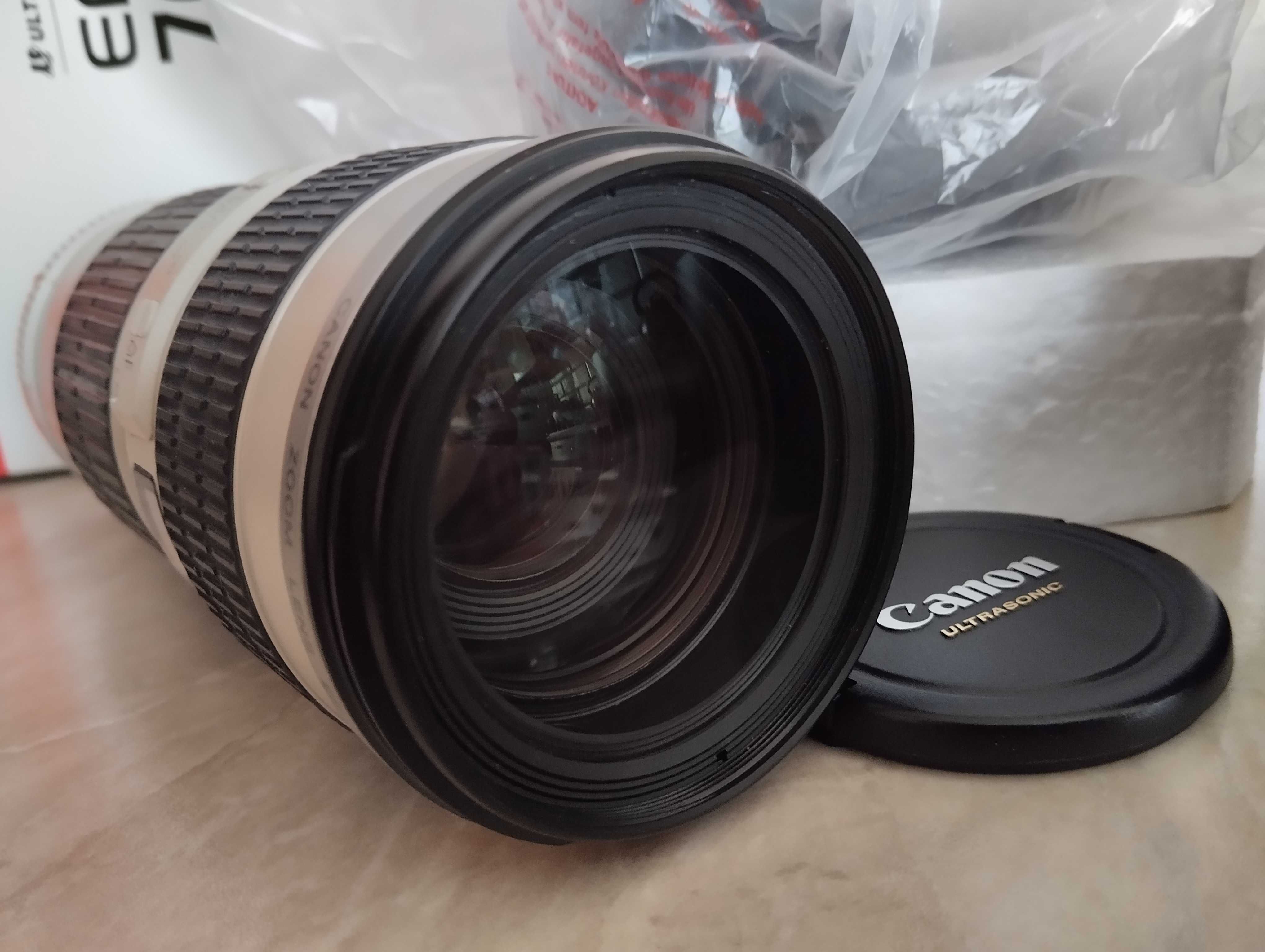 Об’єктив Canon EF 70-200mm f/4 L USM з коробкою