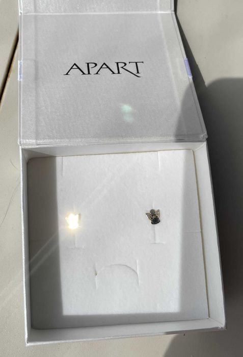 złote kolczyki aniołki 375 komunia APART