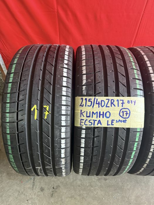 Pneus 215/40/17 Kumho impecaveis Todos Iguais