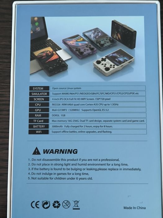 Consola Retro R36S PLUS Original 128Gb (Nova na Caixa)
