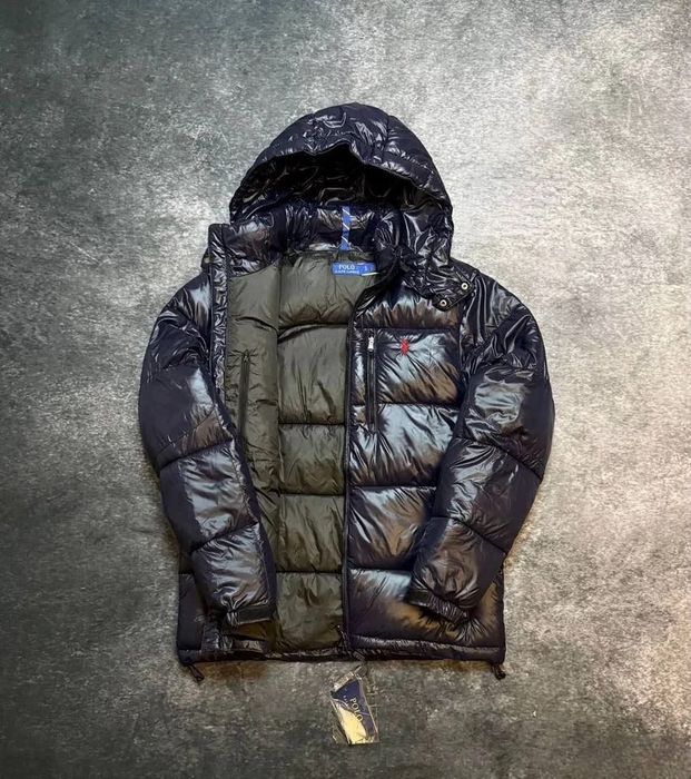Пуховик Polo - us Ralph Lauren shadow лакированный project drip