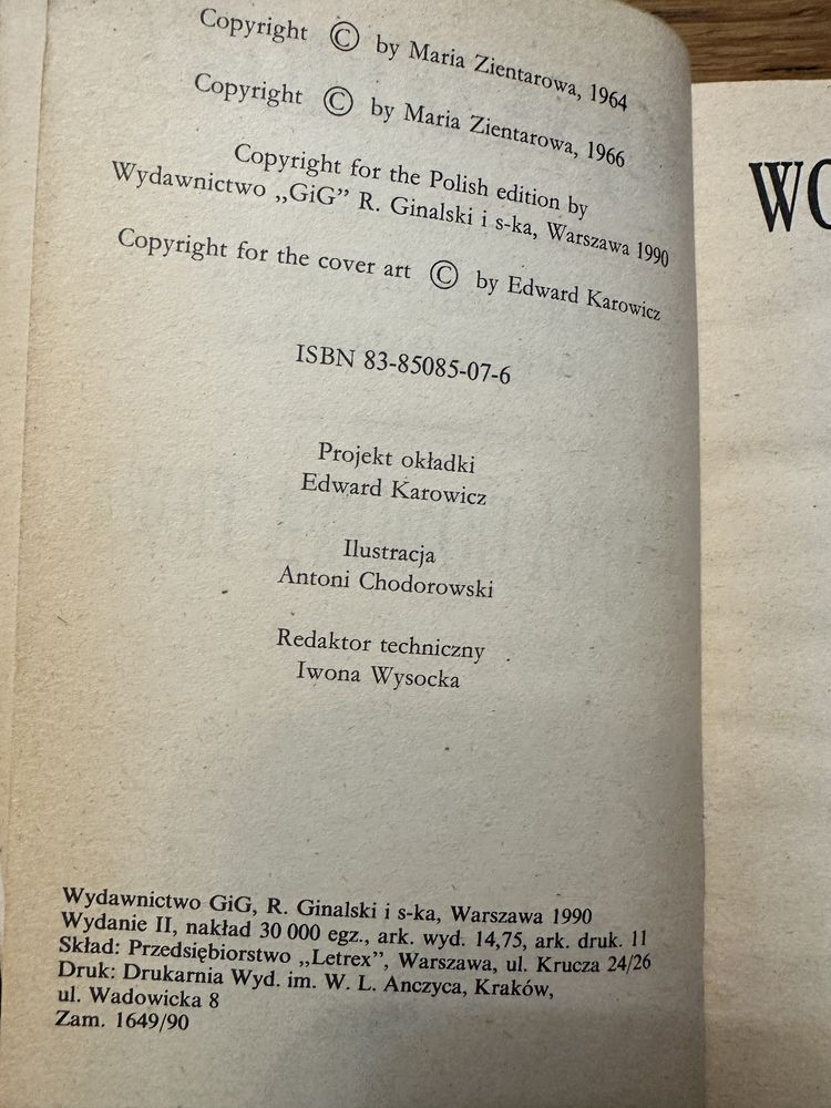 Wojna domowa. Wojna domowa trwa. Maria Zientarowa