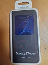 Etui S View Cover do Samsung Galaxy S7 Edge Oryginalne Nowe Czarne