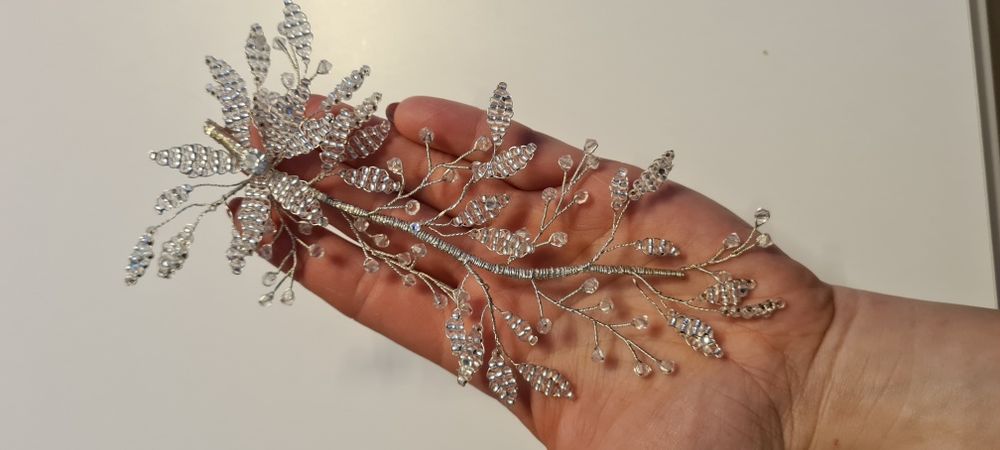 Biżuteria ślubna ozdoba do włosów