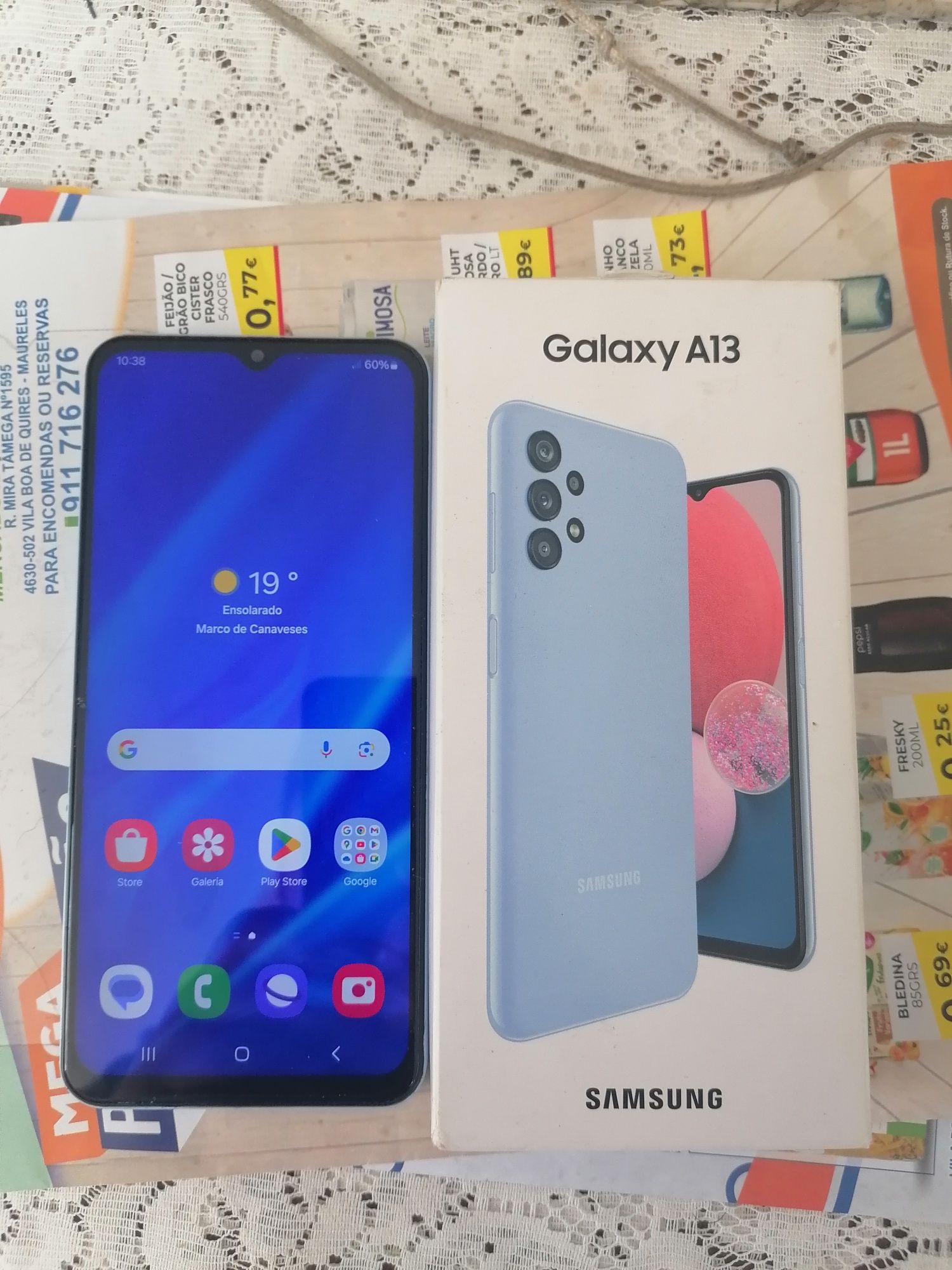 Vendo Samsung galaxy a 13 a funcionar bem desbloqueado