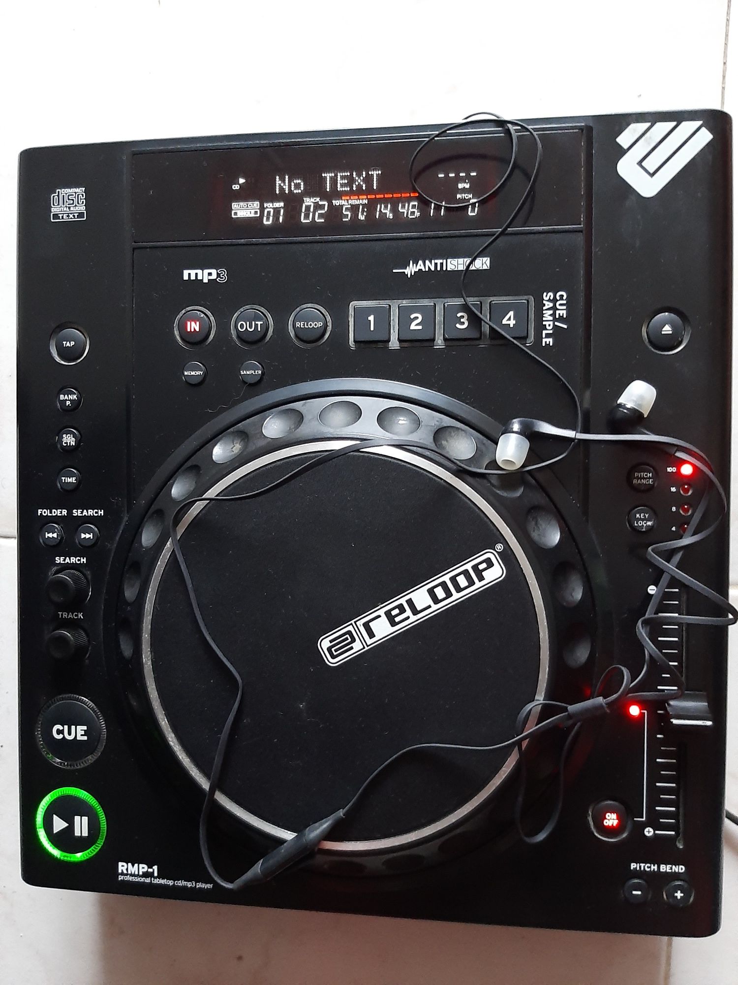 Aparelho som DJ marca reloop com cd impecavel