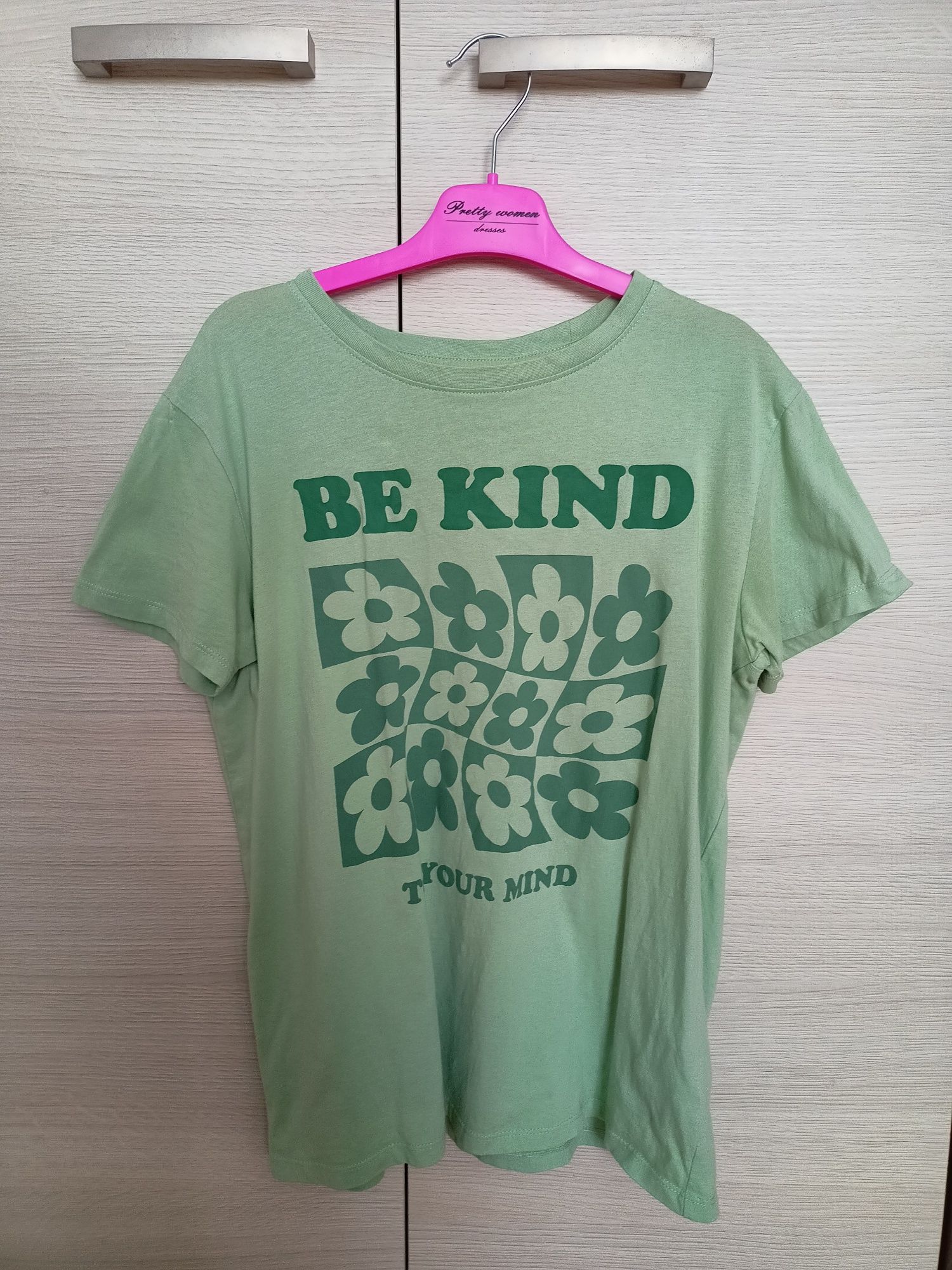 T-shirt, bluzka, koszulka damska S zielona