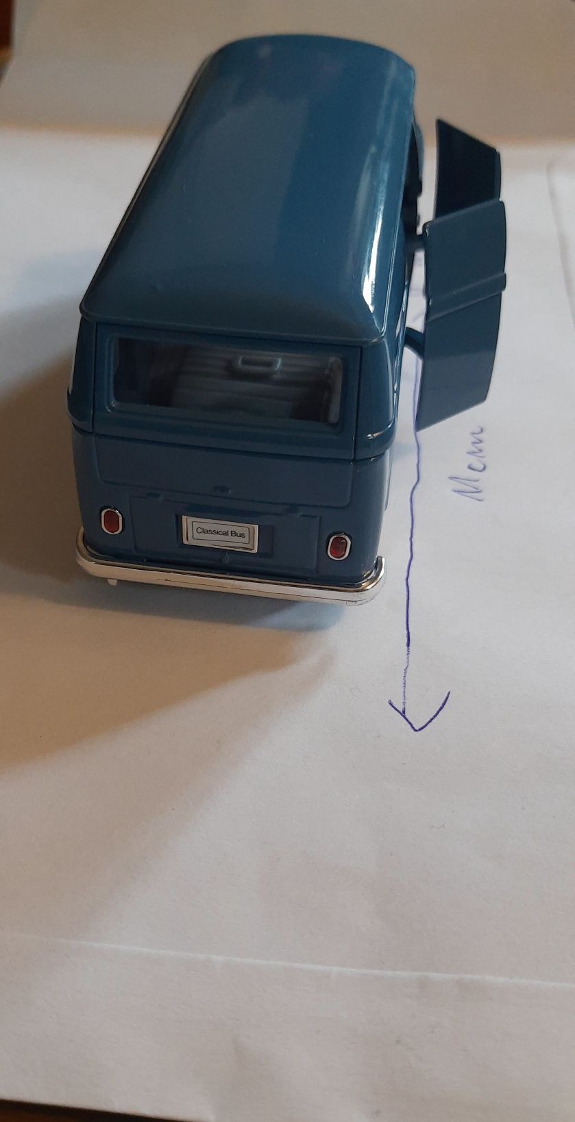 Vw volskwagen T1 bus ogórek resorak replika model welly