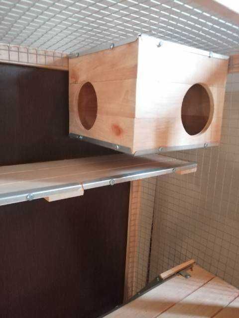 Klatka dla szynszyla koszatniczki duża 115 x 70 x 45 woliera hodowlana