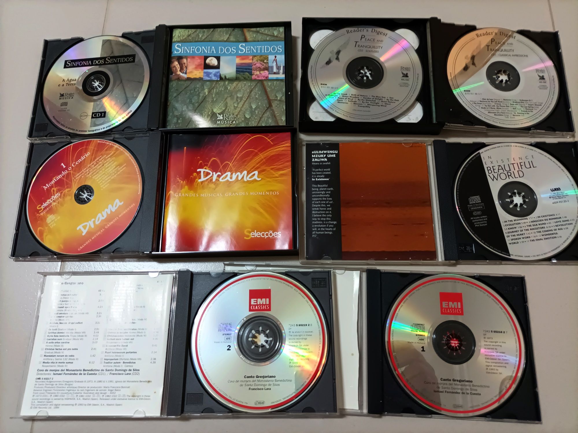 Lote de 24 CDs de Música para Relaxar / Espiritual