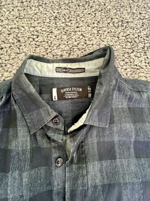 Koszula Diverse system slim fit L krata