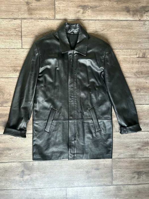 Кожаная куртка мужская 52р.