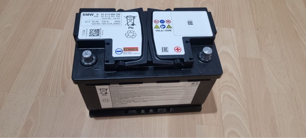 Bateria 70AH AGM