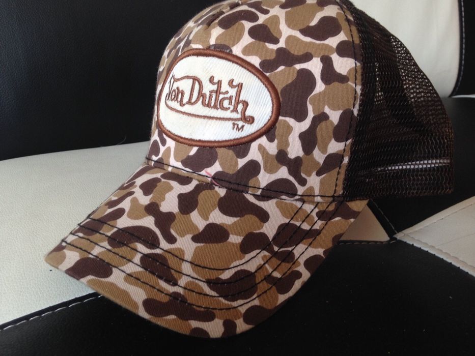 Boné Von Dutch Cap Hat Chapéu Snapback Trucker Rede