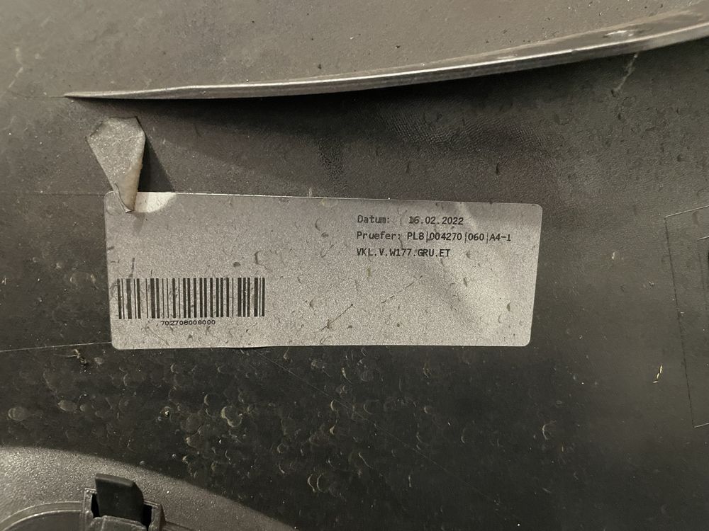 Parachoques Mercedes Class A w 177 ano 2019/22