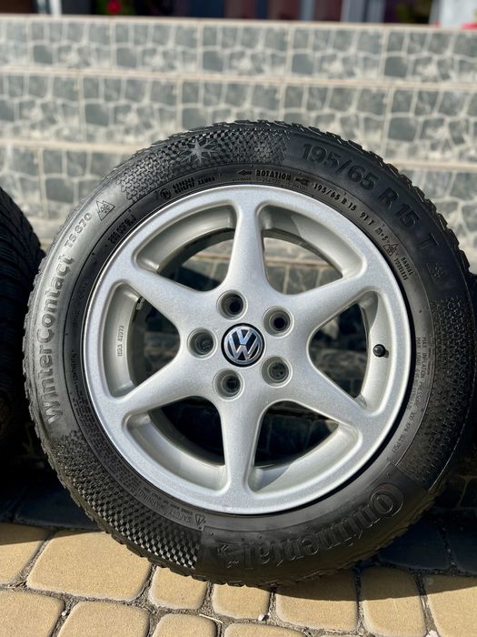 Колеса в зборі 5х112 r15 зима 195/65 Skoda Passat Golf Touran Caddy