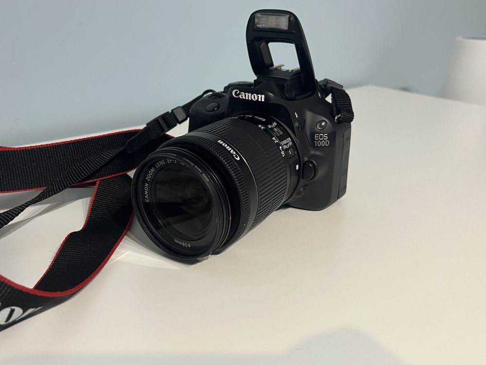 Canon EOS 100D + 18-55 IS STM (bardzo dobry+)