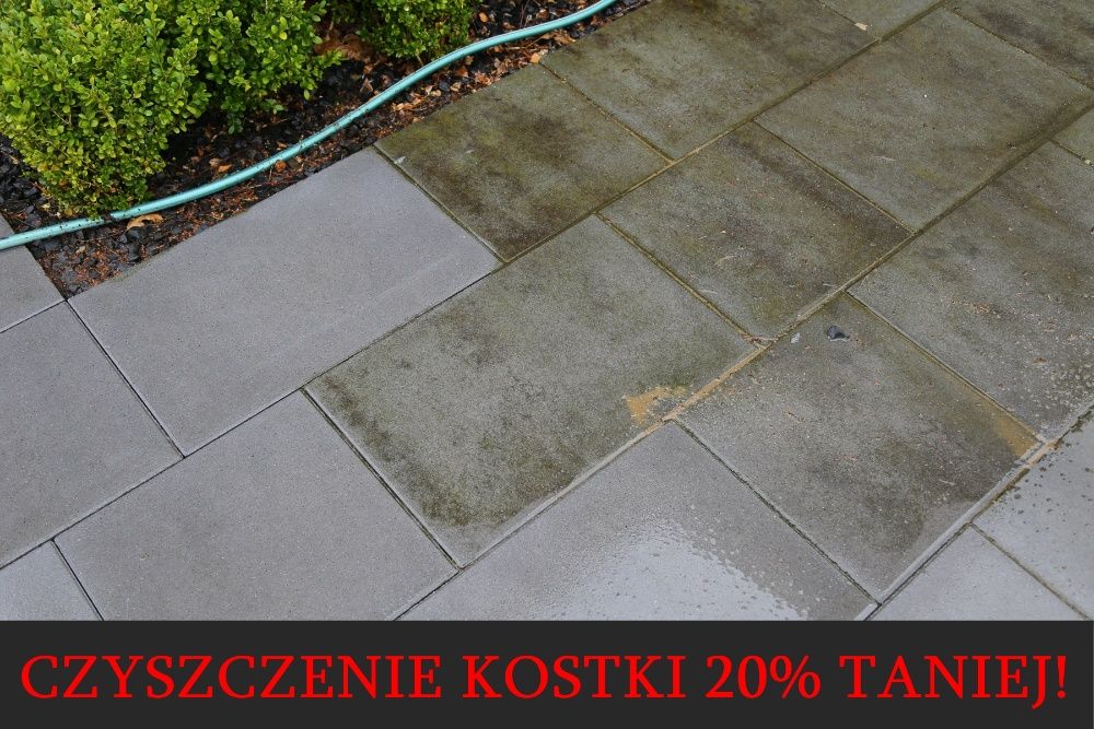 Czyszczenie kostki brukowej! Mycie elewacji wysokociśnieniowe karcher