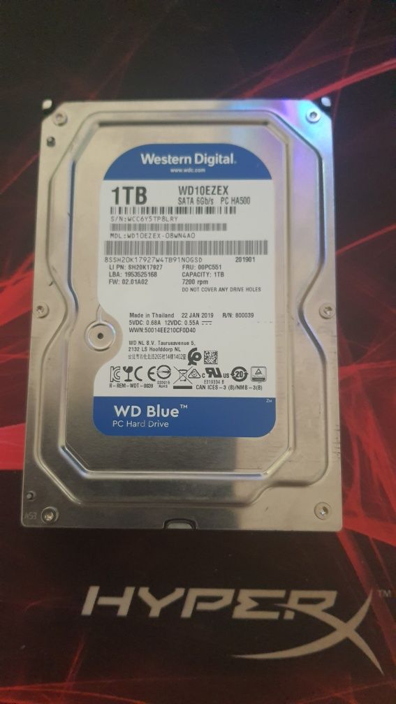 Hdd WD Blue 1Tb/64 mb cache