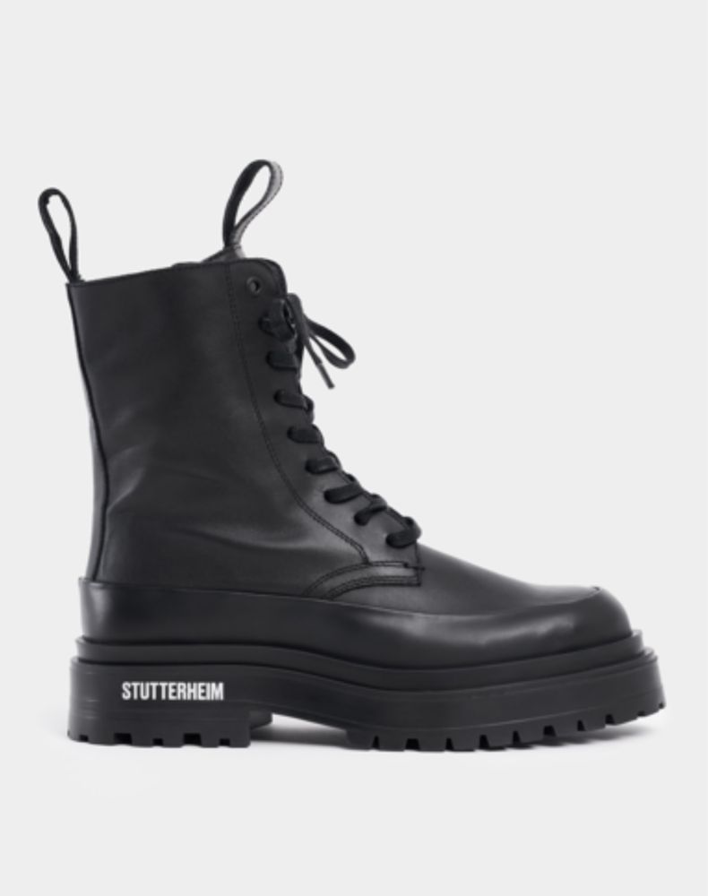 EXCLUSIVO: Botas Stutterheim em pele NOVAS com sola borracha