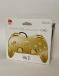 Oryginalny Pad Nintendo Wii Pro RVL-005(02) Złoty Nintendo Club