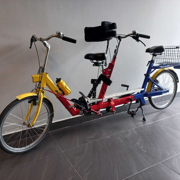 Draisin Lotse rower tandem rehabilitacyjny 24"