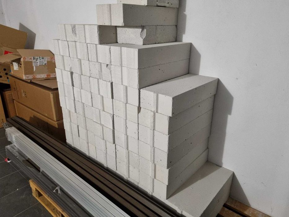 Bloczki z betonu komórkowego 59x24x12cm / 52 sztuki