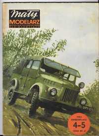 Mały Modelarz 4-5 1984 GAZ-69 samochód terenowy