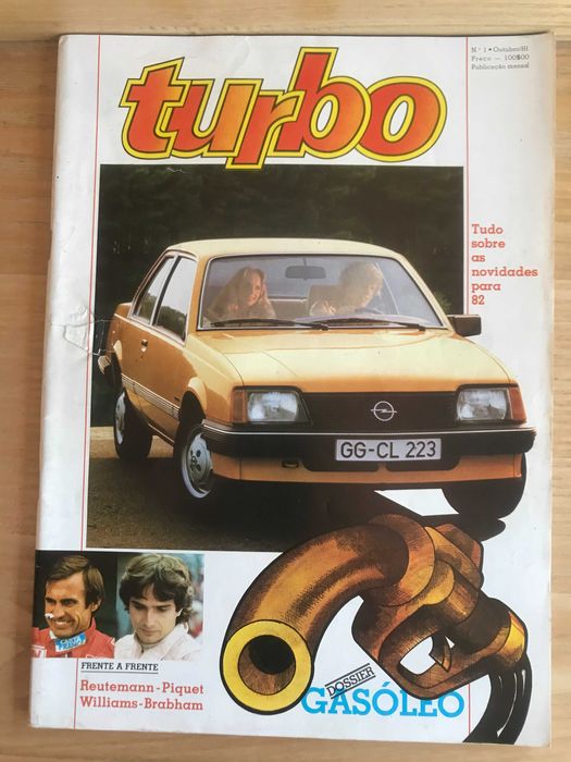 Vende-se lote de 331 revistas Turbo desde o nº1