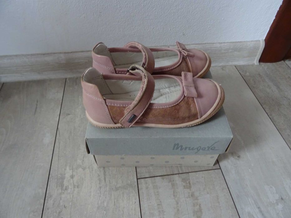Lasocki skórzane baleriny r 27 pudrowy róż