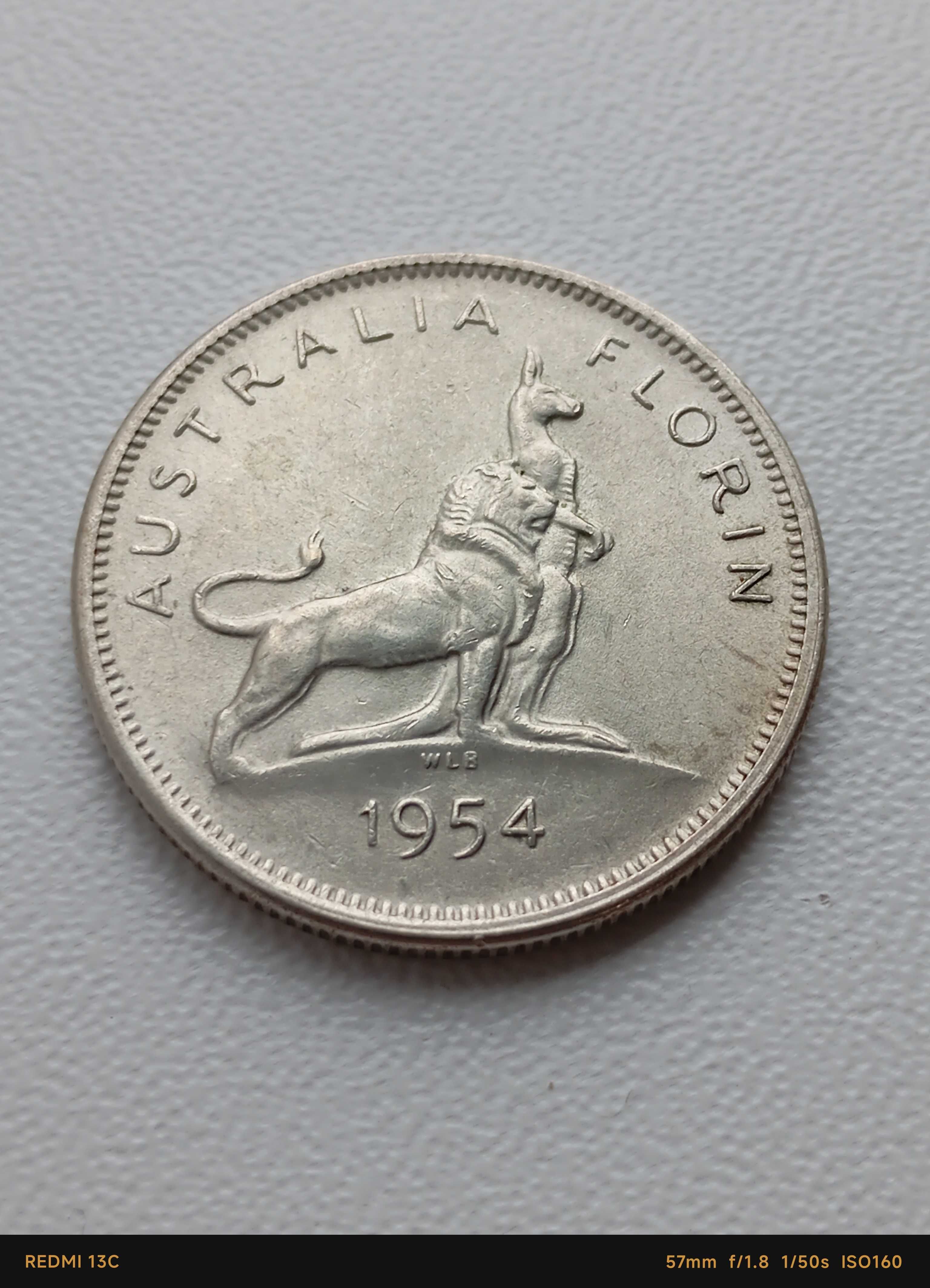Сомали 1 Сомало 1950 серебро.