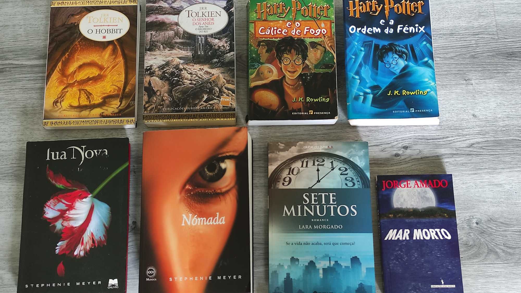 Livros em Português - Tolkien, J.K. Rowling, Stephenie Meyer, etc