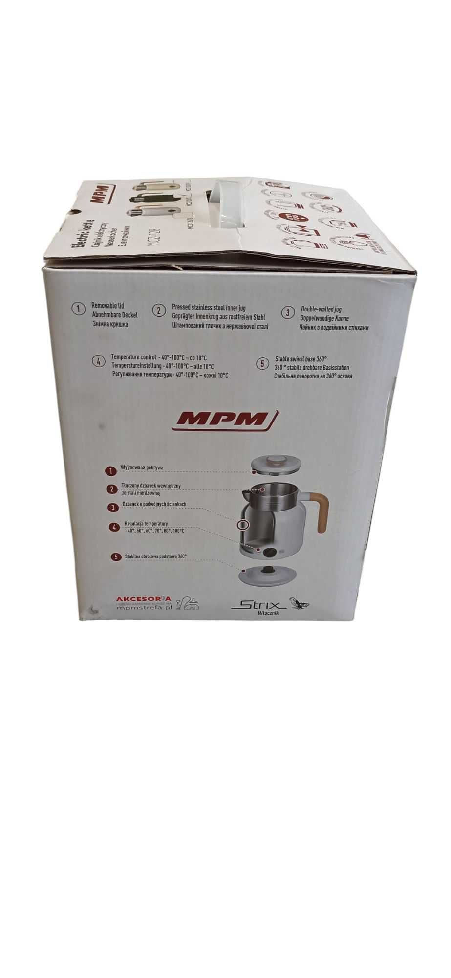 Czajnik bezprzewodowy mpm MCZ 128/C