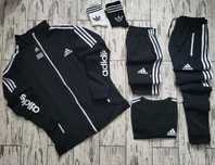 Спортивный костюм мужской Adidas 6в1 Adidas + Шорты + Футболка Адидас