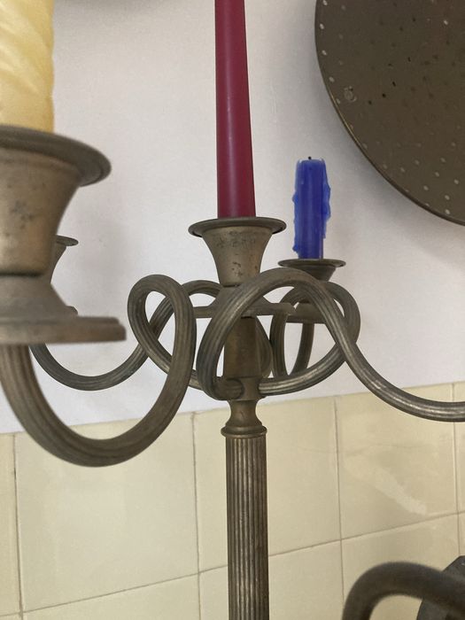 Castiçal em Bronze para 5 velas
