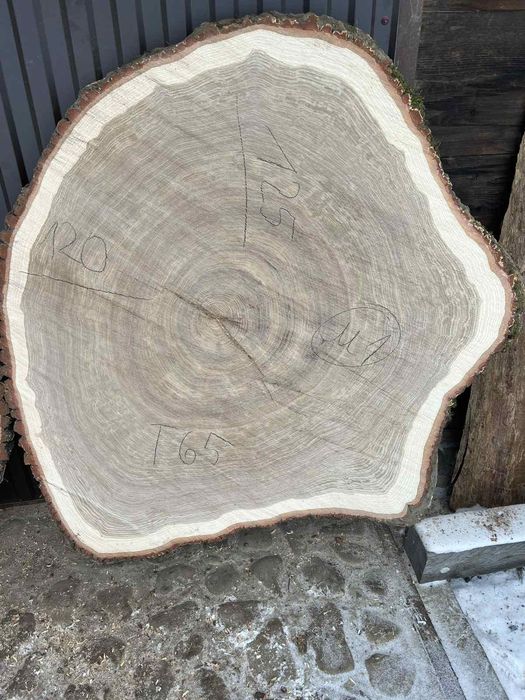 Слеби різні торцеві спили та дошки різних порід деревини