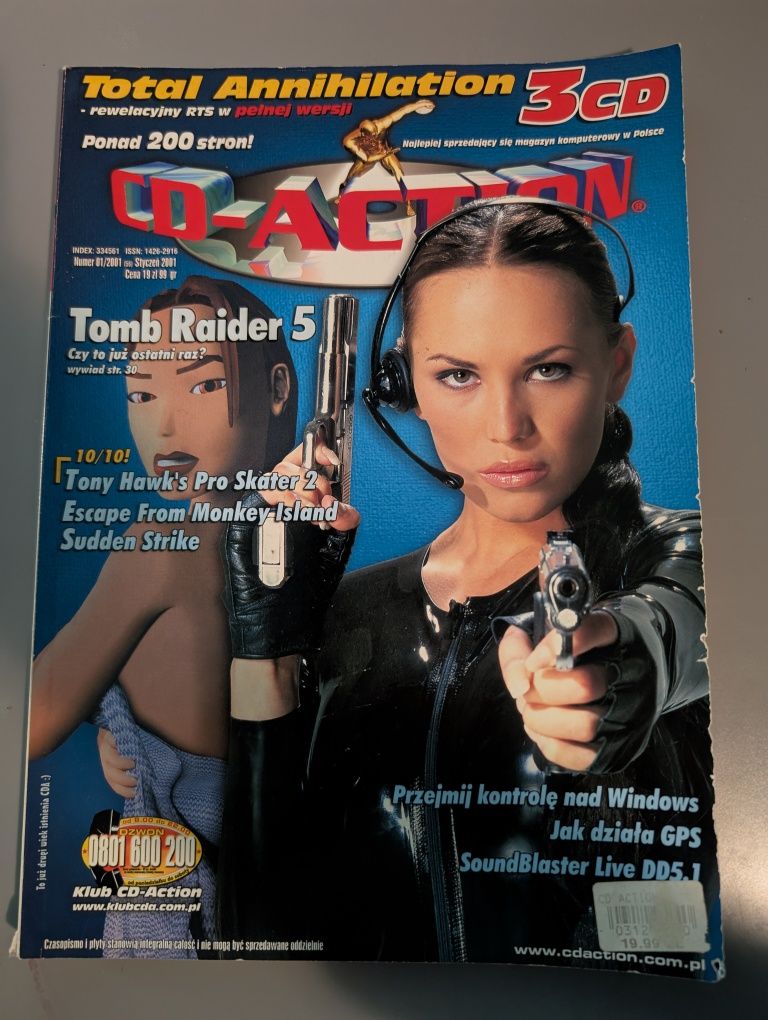 Cd Action styczeń 2001 czasopismo o grach