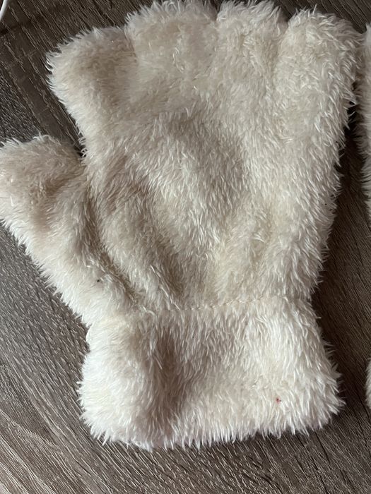 Рукавички котик,в кофейному відтінку