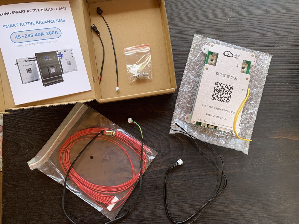 Jikong JKBMS  B1A8S10P‑HC – Smart Active Balance BMS 4–8S 100A