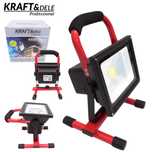 KRAFT&DELE Naświetlacz Halogen Led Stojak Budowlany 20w Aku KD1229