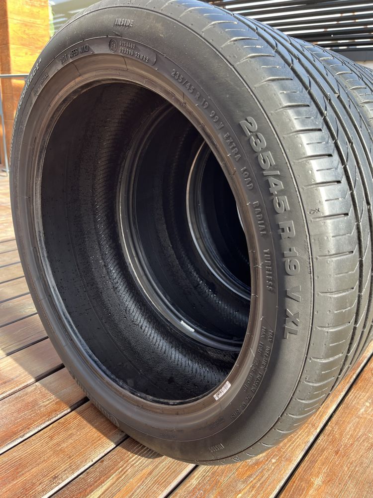 4 Opony letnie 235/45 R19” Continental