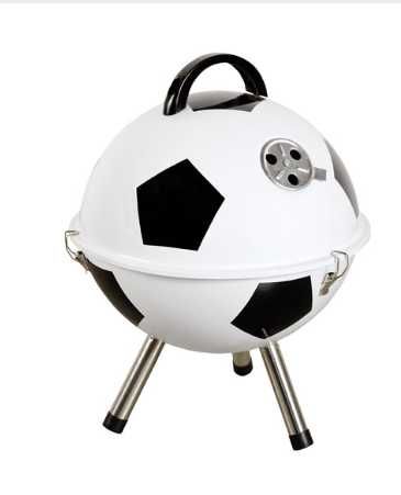 Grill przenośny w kształcie piłki nożnej