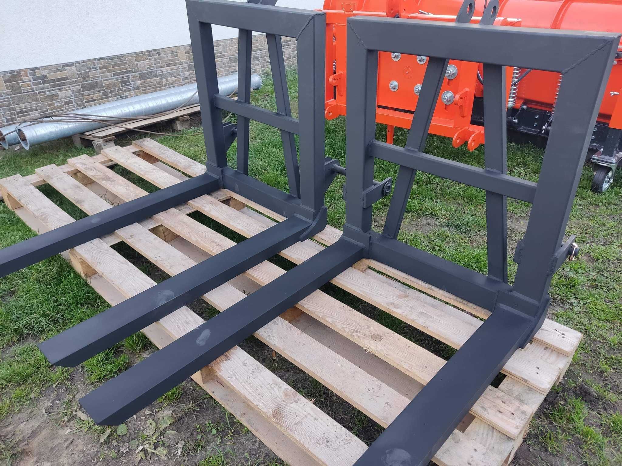 Paleciak widły do palet na tył ciągnika nowe solidne producent dowóz