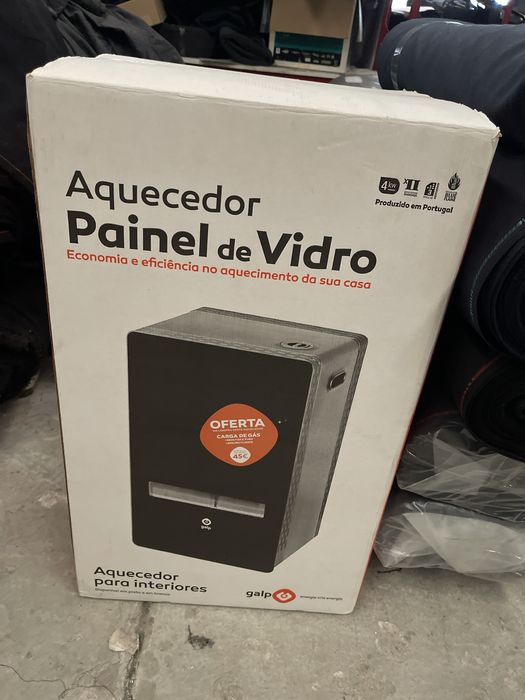 Vendo aquecedor galp com painel de vidro