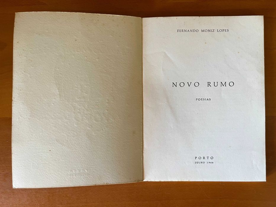 Novo rumo – Fernando Moniz Lopes