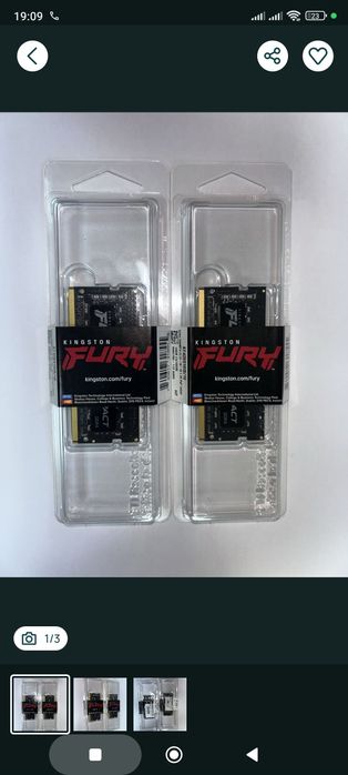 DDR4 2x8 16 32gb 2666  3200 в ноутбук оперативна пам'ять