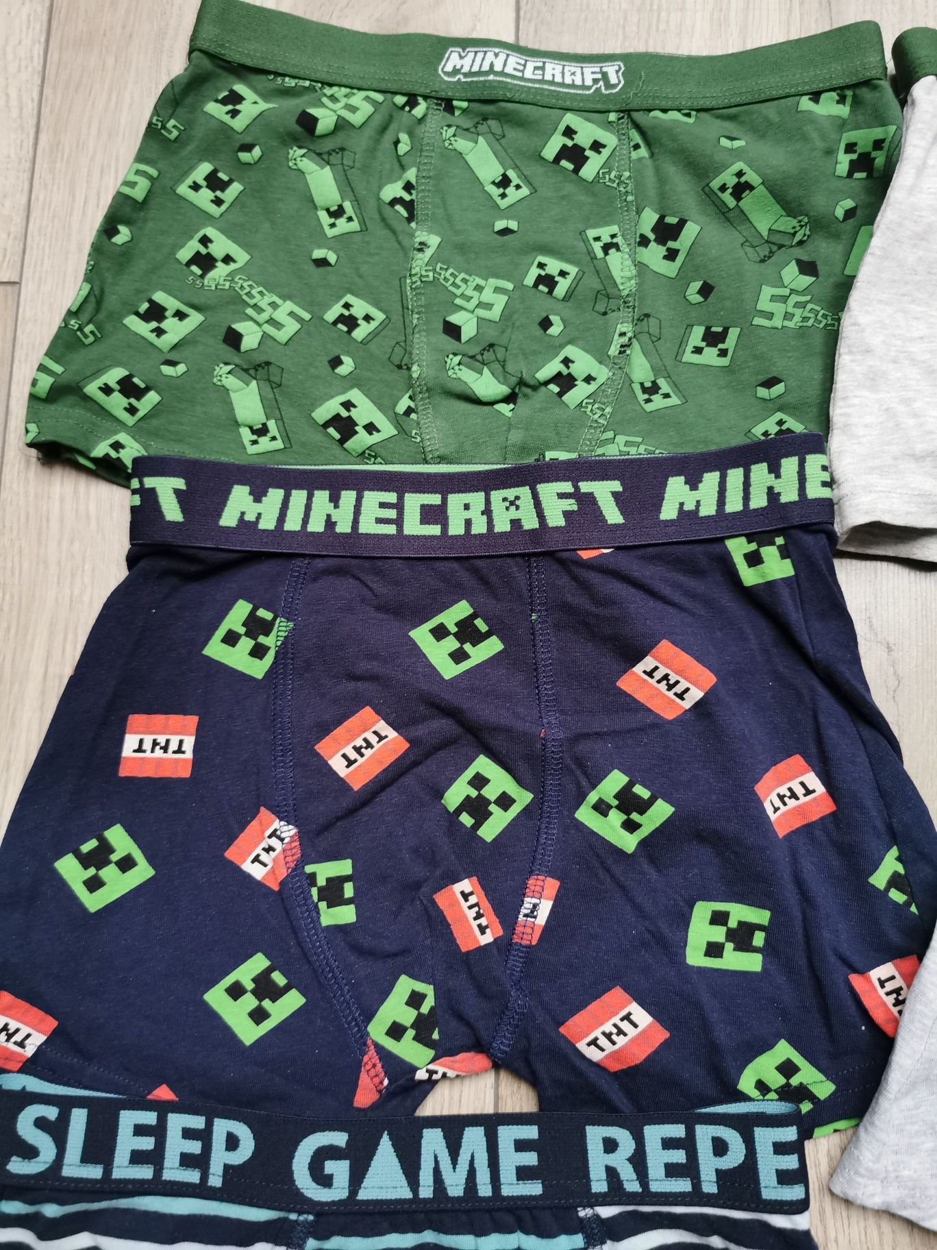 Zestaw Bokserki chłopięce Minecraft, 134/140, nowe bez metki