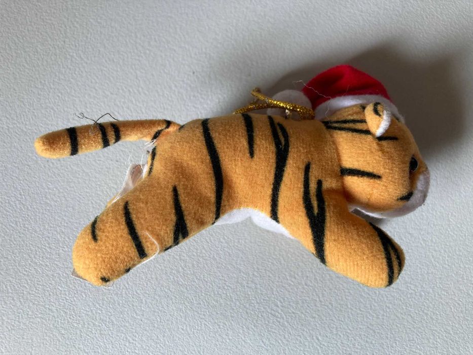Pequeno Peluche de Natal - Tigre